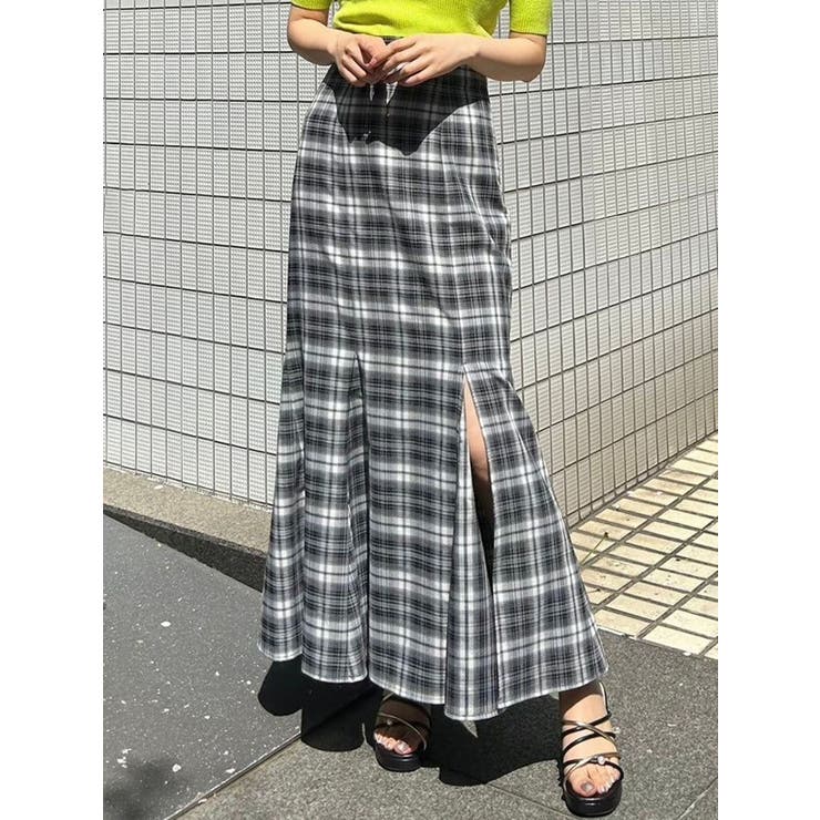 セール】バックレースアップストレッチマーメイドスカート