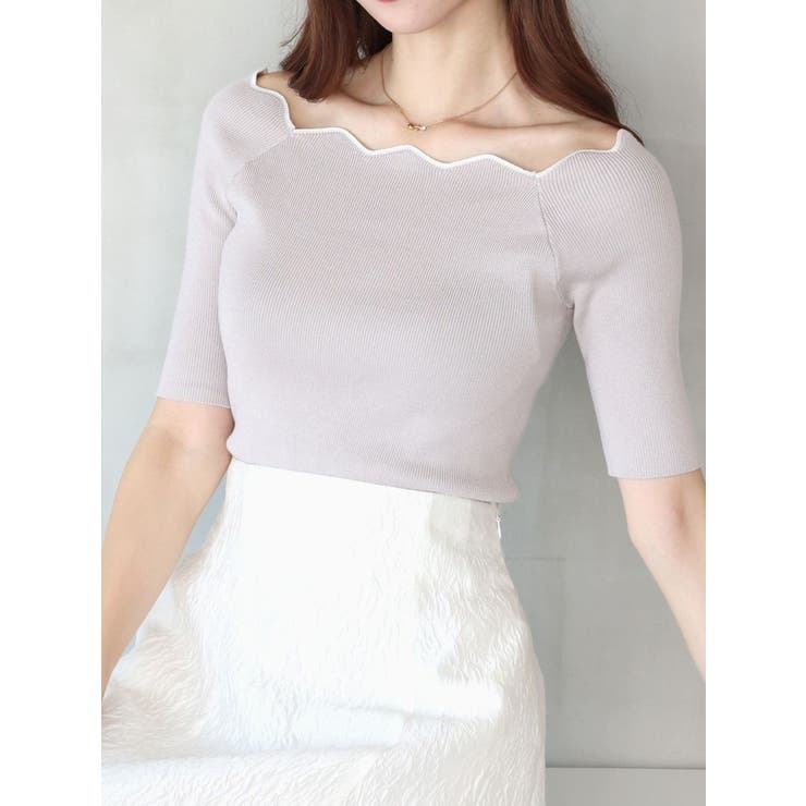 MERCURYDUO - レーストップス MERCURYDUO 2WAYレースブラウス（ミックス） -ファッション通販
