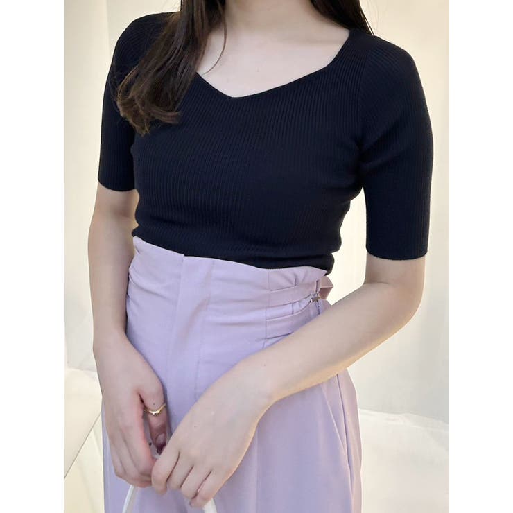 2WAY異素材BIGリボンニット | MERCURYDUO | 詳細画像11 