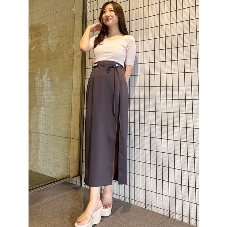 2WAY異素材BIGリボンニット | MERCURYDUO | 詳細画像13 