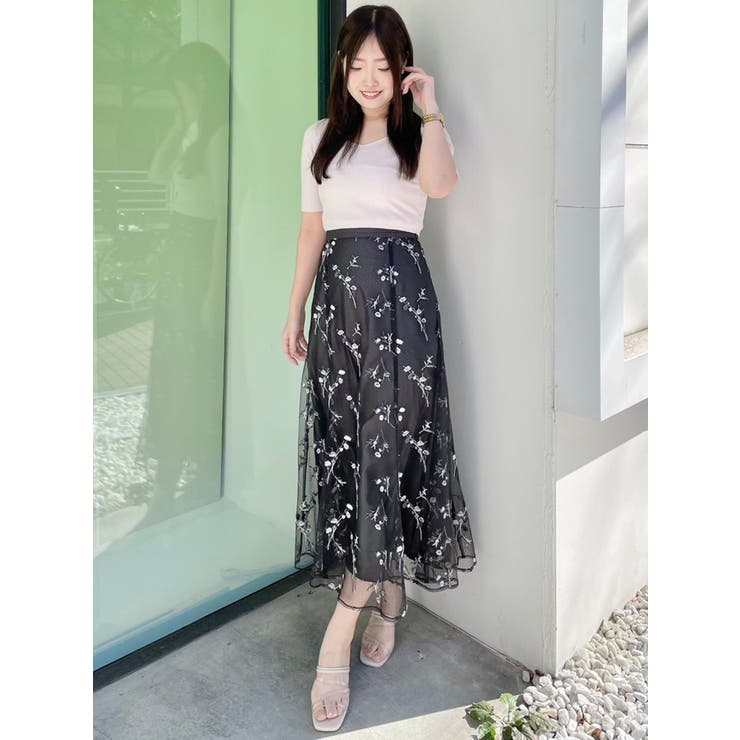 2WAY異素材BIGリボンニット | MERCURYDUO | 詳細画像19 