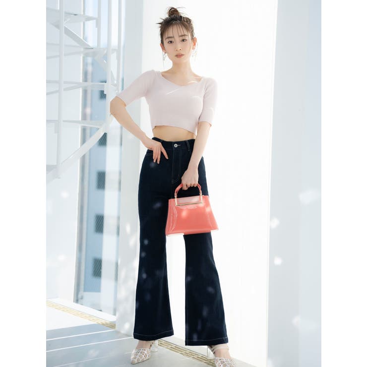 2WAY異素材BIGリボンニット | MERCURYDUO | 詳細画像4 