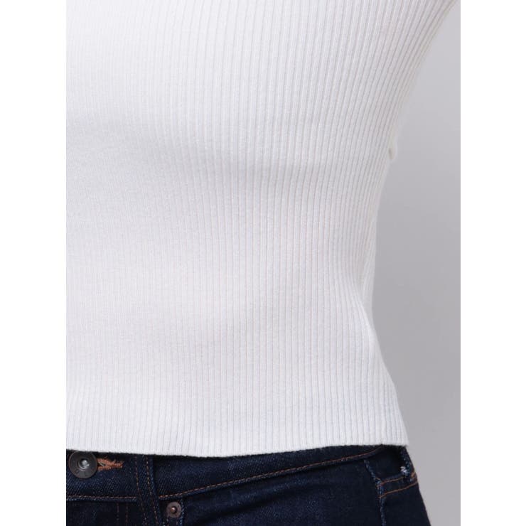 ナローストラップバックスリットリブニット | MERCURYDUO | 詳細画像18 