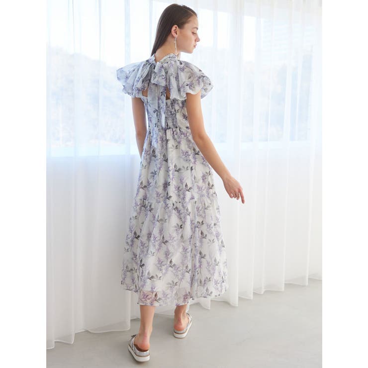 マーキュリーデュオ　ケイタマルヤマ コラボワンピース KEITA MARUYAMA✕MERCURYDUOケイタマルヤマ 花柄ワンピース