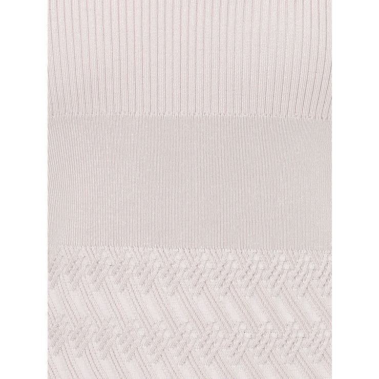 バイカラーシースルーヘムニットワンピース | MERCURYDUO | 詳細画像27 