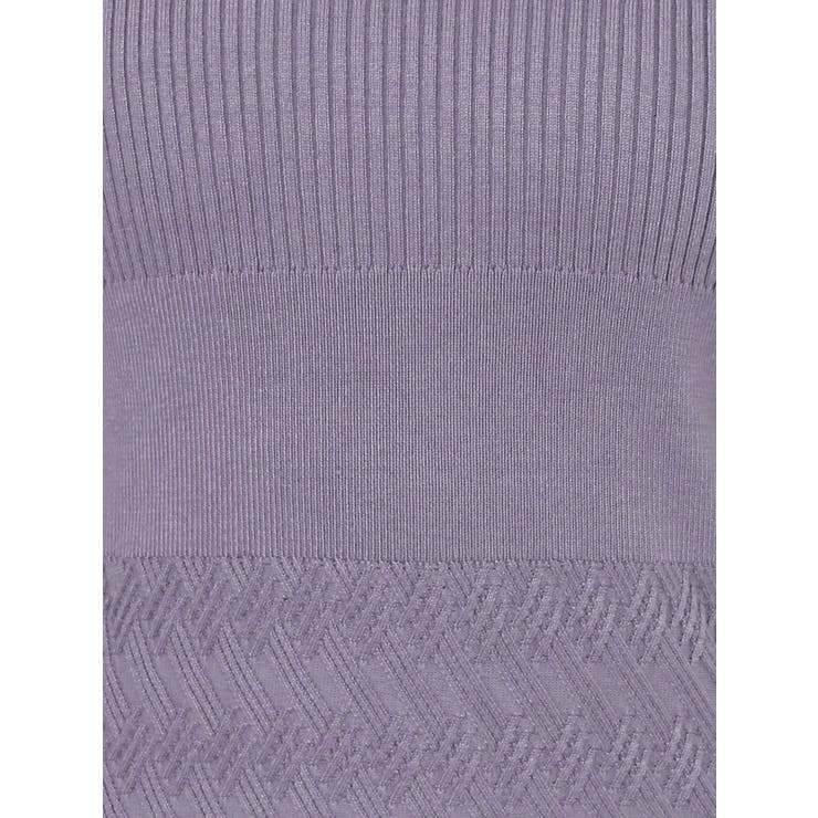 バイカラーシースルーヘムニットワンピース | MERCURYDUO | 詳細画像28 