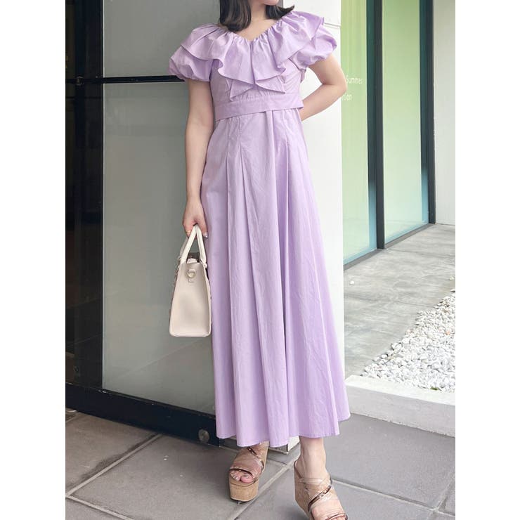 ラベンダー | バルーンブラウスセットキャミワンピース | MERCURYDUO