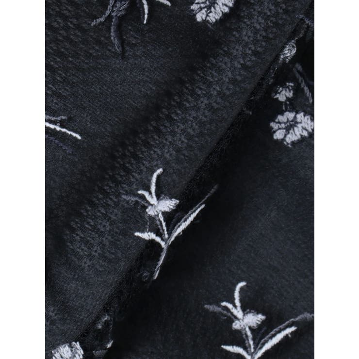 チュール刺繍ブーケ柄フレアスカート[品番：MKSW0057172]｜MERCURYDUO  