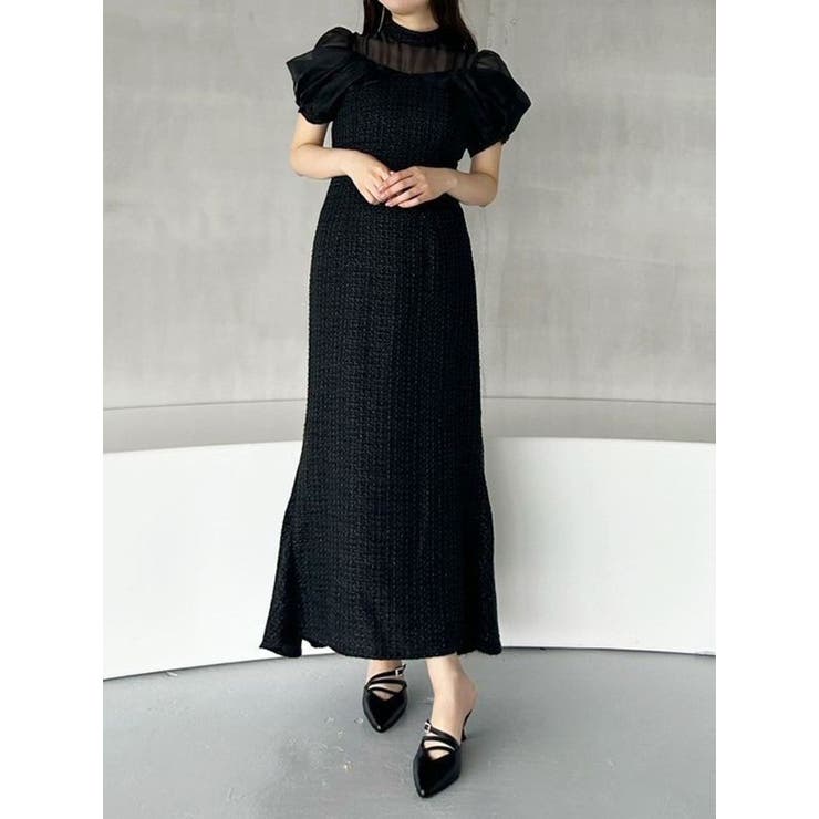 ツイードマーメイドワンピース[品番：MKSW0058335]｜MERCURYDUO