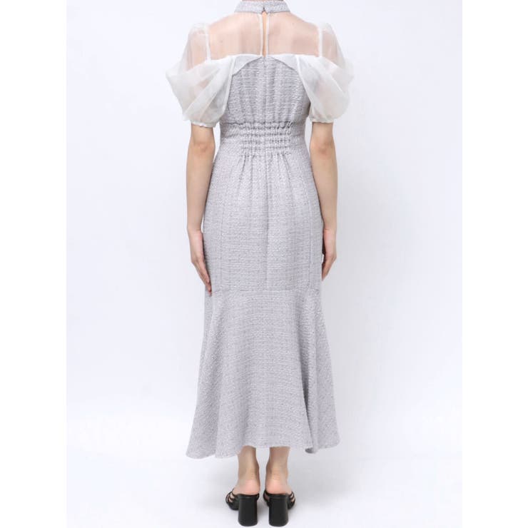 ツイードマーメイドワンピース[品番：MKSW0058335]｜MERCURYDUO  