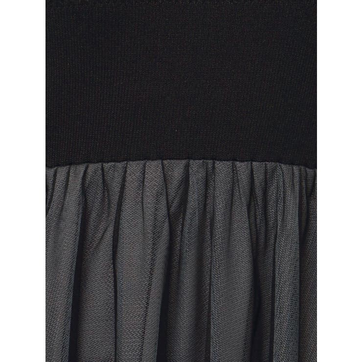 チュールドッキングオープンショルダーワンピース | MERCURYDUO | 詳細画像42 