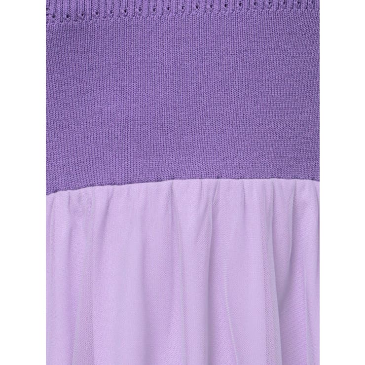 チュールドッキングオープンショルダーワンピース | MERCURYDUO | 詳細画像43 