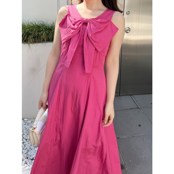 ビックリボンタイプライターワンピース | MERCURYDUO | 詳細画像7 