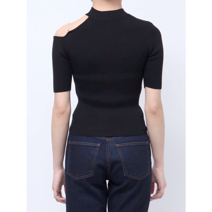 ショルダーパールチェーンニット | MERCURYDUO | 詳細画像21 