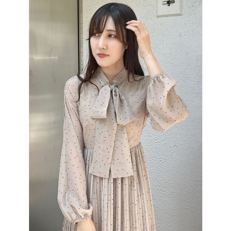 花柄プリーツティアードワンピース | MERCURYDUO | 詳細画像23 