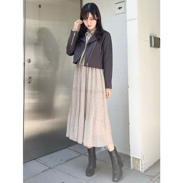 花柄プリーツティアードワンピース | MERCURYDUO | 詳細画像24 