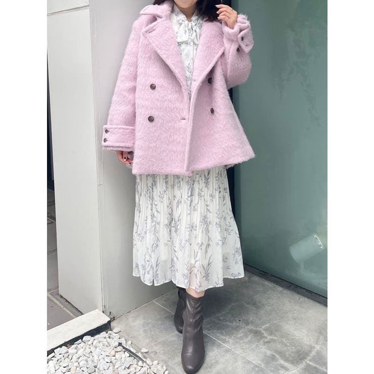 花柄プリーツティアードワンピース | MERCURYDUO | 詳細画像34 