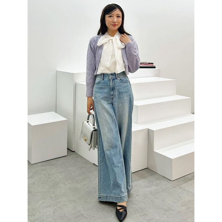 ラメシャギーカーデセットキャミニットワンピース | MERCURYDUO | 詳細画像23 