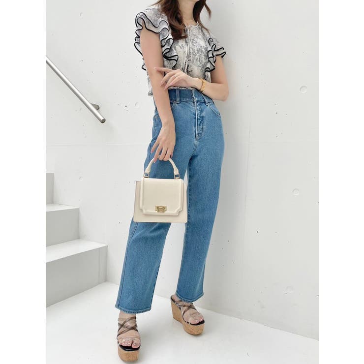 ハイウエストストレートストレッチデニム | MERCURYDUO | 詳細画像21 