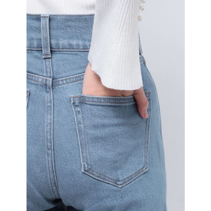 ハイウエストストレートストレッチデニム | MERCURYDUO | 詳細画像29 