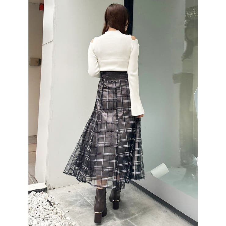 スパンコールレーススカート | MERCURYDUO | 詳細画像19 