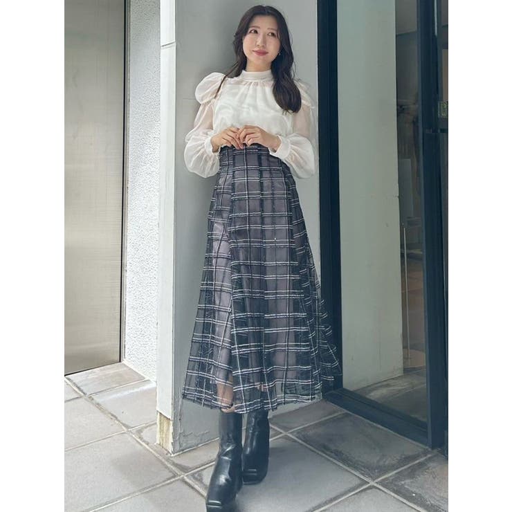 スパンコールレーススカート | MERCURYDUO | 詳細画像36 