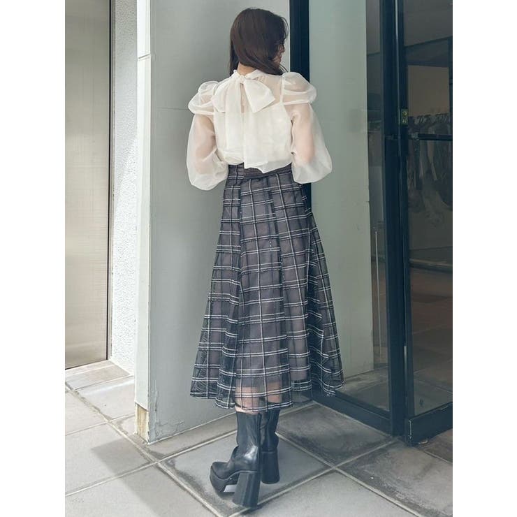 スパンコールレーススカート | MERCURYDUO | 詳細画像37 