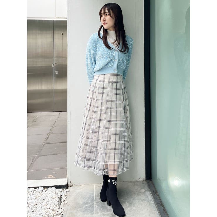 スパンコールレーススカート | MERCURYDUO | 詳細画像38 