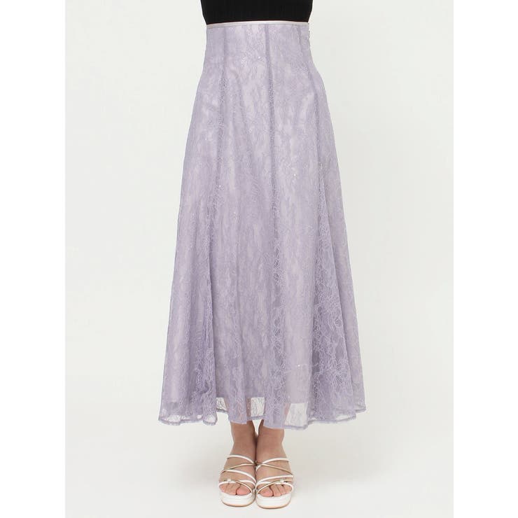 スパンコールレーススカート | MERCURYDUO | 詳細画像42 