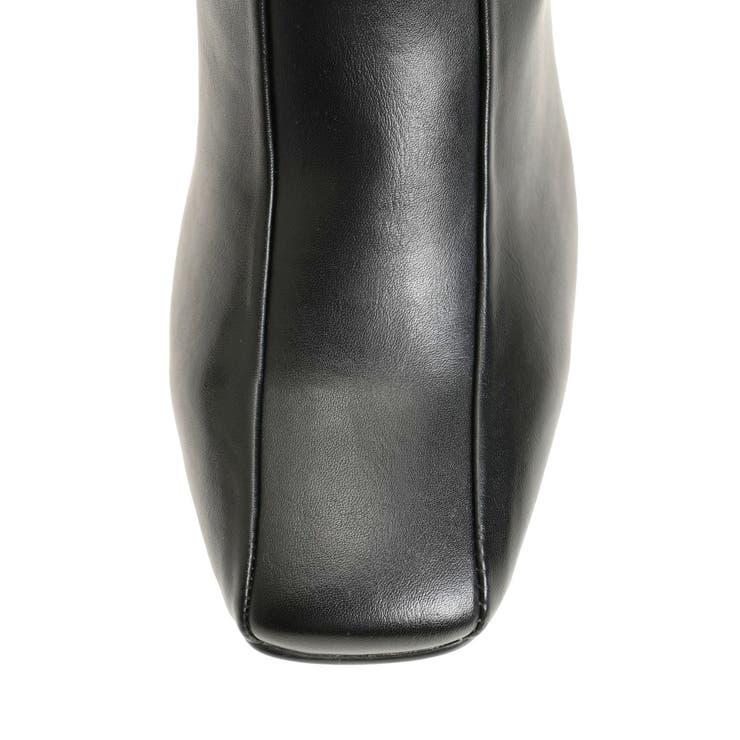 メタルパーツダブル切り替えスクエアトゥブーツ | MERCURYDUO | 詳細画像14 