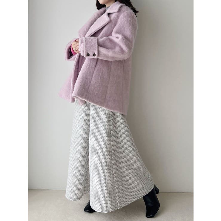 メタルパーツダブル切り替えスクエアトゥブーツ | MERCURYDUO | 詳細画像9 