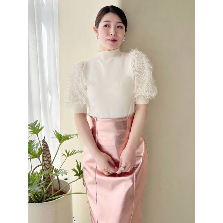 フェザースリーブニット | MERCURYDUO | 詳細画像5 