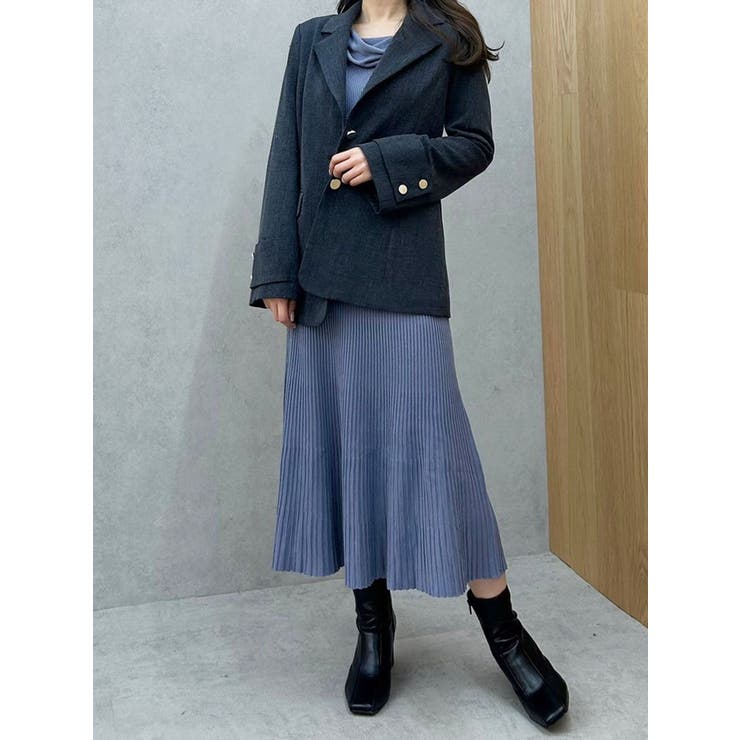 MERCURYDUO フィットアンドフレアジャケット フィットアンドフレアジャケット（テーラードジャケット