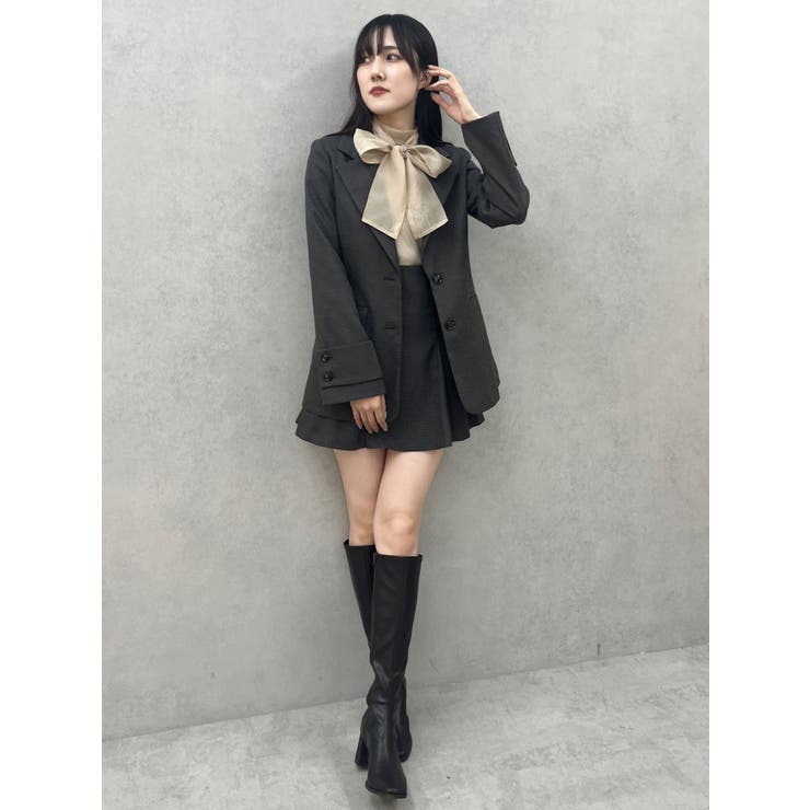 フィットアンドフレアジャケット[品番：MKSW0061408]｜MERCURYDUO