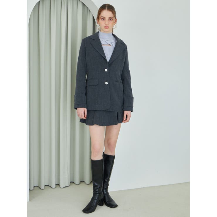 フィットアンドフレアジャケット[品番：MKSW0061408]｜MERCURYDUO  