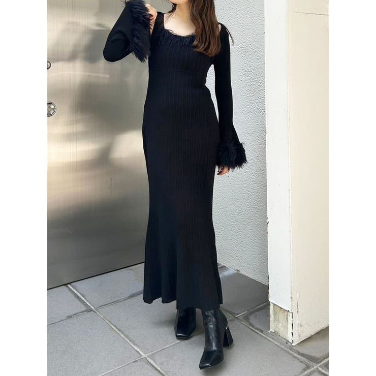 ファーボレロ セットワンピース[品番：MKSW0059639]｜MERCURYDUO（マーキュリーデュオ）のレディースファッション通販｜SHOPLIST（ショップリスト）