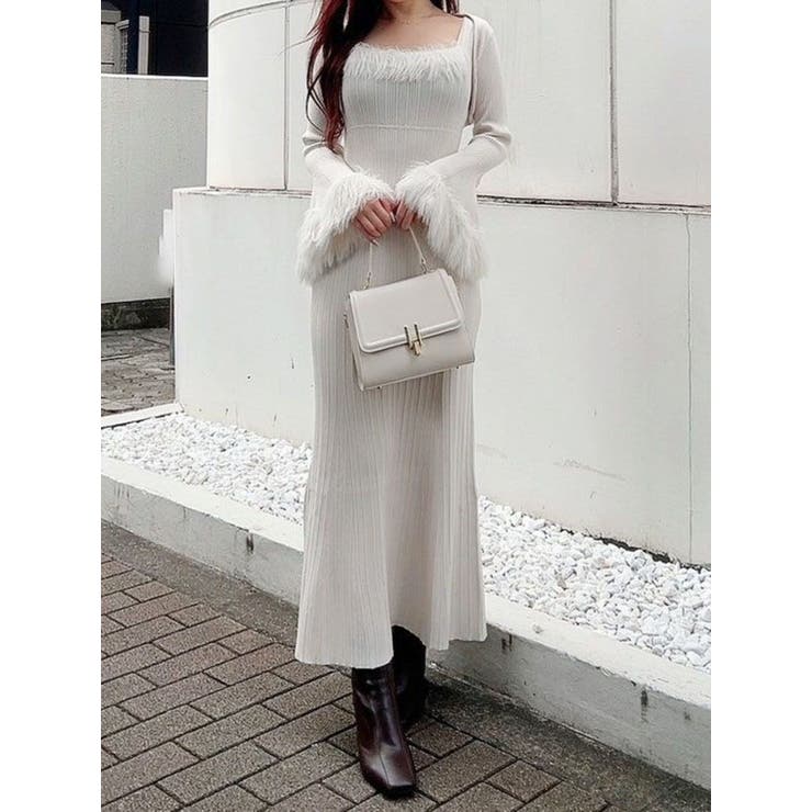 ファーボレロ セットワンピース[品番：MKSW0059639]｜MERCURYDUO（マーキュリーデュオ）のレディースファッション通販｜SHOPLIST（ショップリスト）