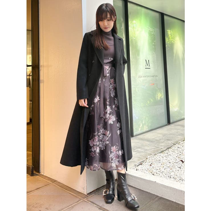 フラワードッキングコルセットワンピース | MERCURYDUO | 詳細画像22 