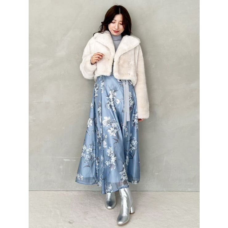 フラワードッキングコルセットワンピース | MERCURYDUO | 詳細画像39 