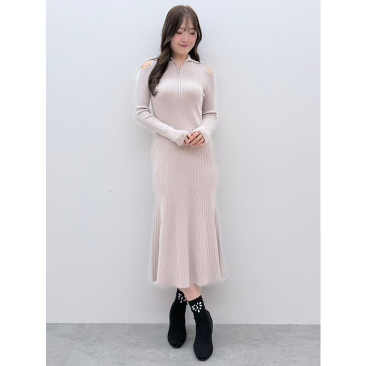 ZIPマーメイドニットワンピース | MERCURYDUO | 詳細画像16 