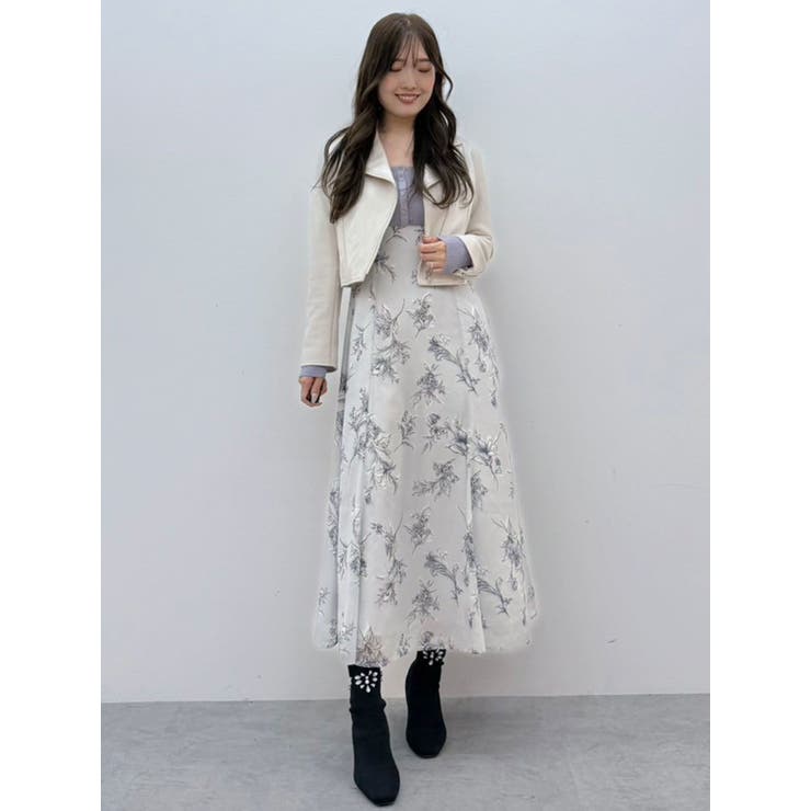 BURBERRY スモッキング ワンピース カーディガン セットアップ