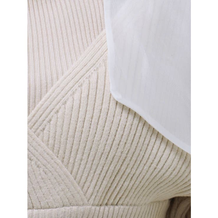 2WAYショルダーリボンマーメイドニットワンピース | MERCURYDUO | 詳細画像30 