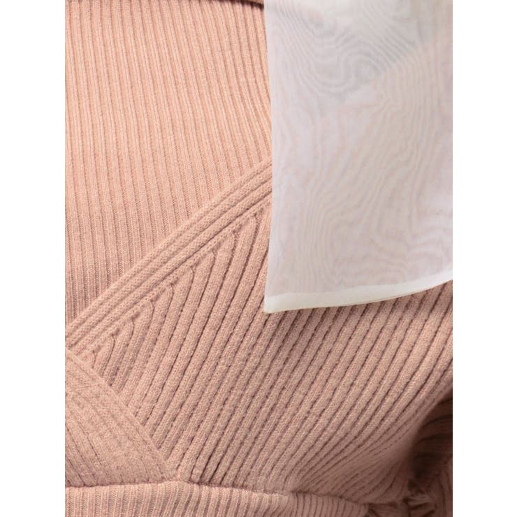 2WAYショルダーリボンマーメイドニットワンピース | MERCURYDUO | 詳細画像31 