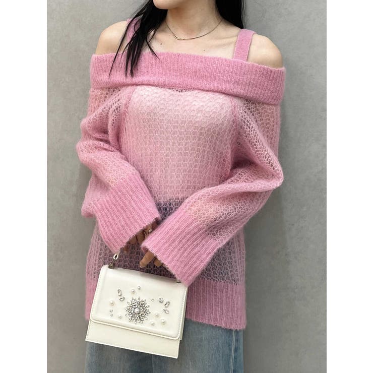 ベビーアルパカオフショルニット | MERCURYDUO | 詳細画像10 