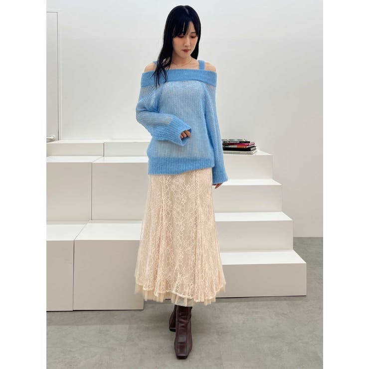 ベビーアルパカオフショルニット | MERCURYDUO | 詳細画像11 