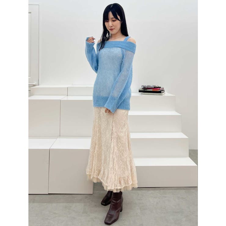 ベビーアルパカオフショルニット | MERCURYDUO | 詳細画像12 