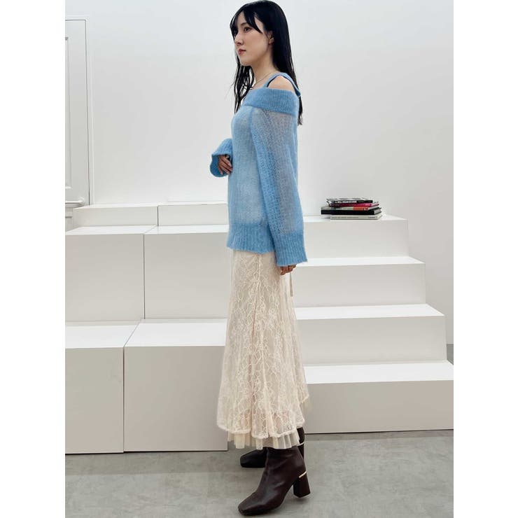 ベビーアルパカオフショルニット | MERCURYDUO | 詳細画像13 