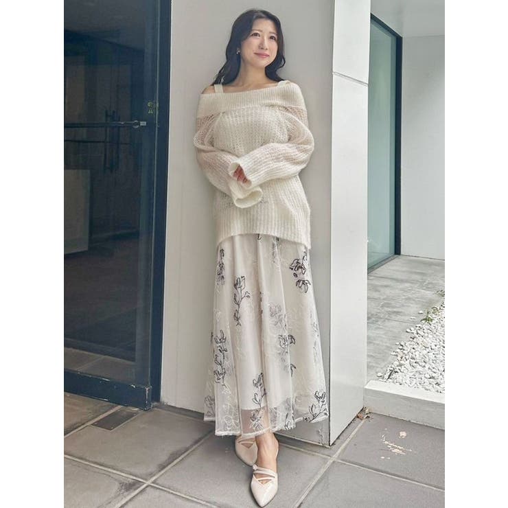 ベビーアルパカオフショルニット | MERCURYDUO | 詳細画像3 