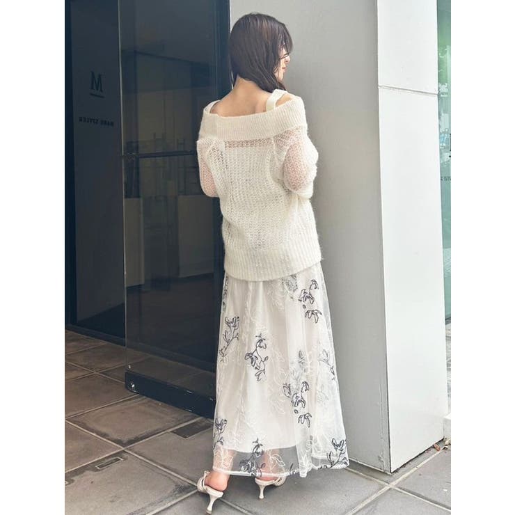 ベビーアルパカオフショルニット | MERCURYDUO | 詳細画像4 