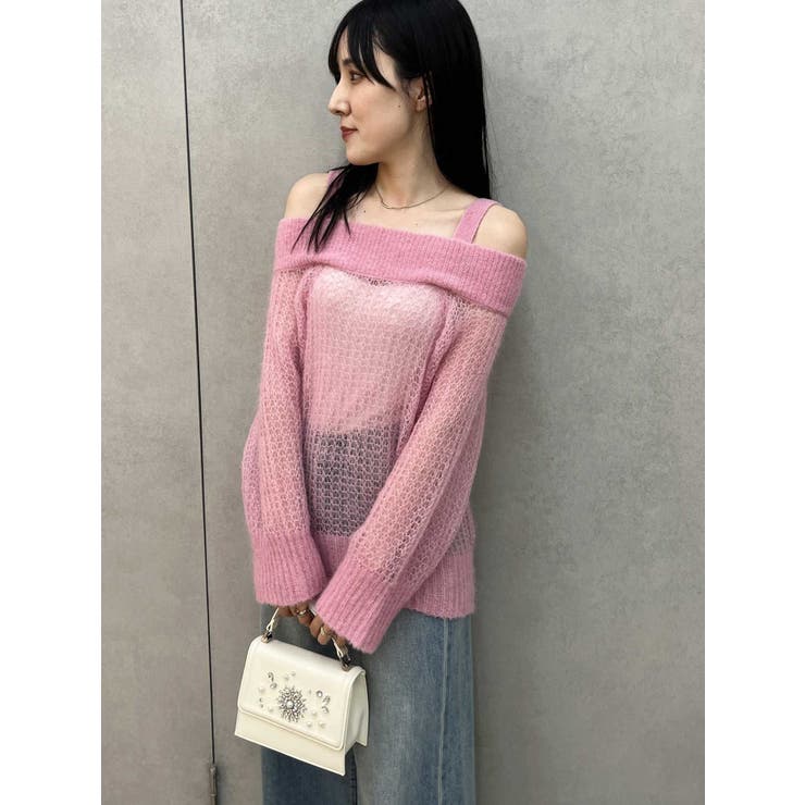 ベビーアルパカオフショルニット | MERCURYDUO | 詳細画像9 